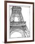 Graphic Architectural Study I-Ethan Harper-Framed Art Print