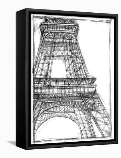Graphic Architectural Study I-Ethan Harper-Framed Stretched Canvas