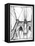 Graphic Architectural Study III-Ethan Harper-Framed Stretched Canvas