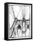 Graphic Architectural Study III-Ethan Harper-Framed Stretched Canvas