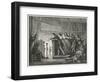 Graphic Behind-The-Scenes Glimpse of a Puppet Theatre the Celebrated Theatre de Seraphin Paris-null-Framed Art Print