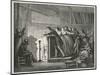 Graphic Behind-The-Scenes Glimpse of a Puppet Theatre the Celebrated Theatre de Seraphin Paris-null-Mounted Art Print