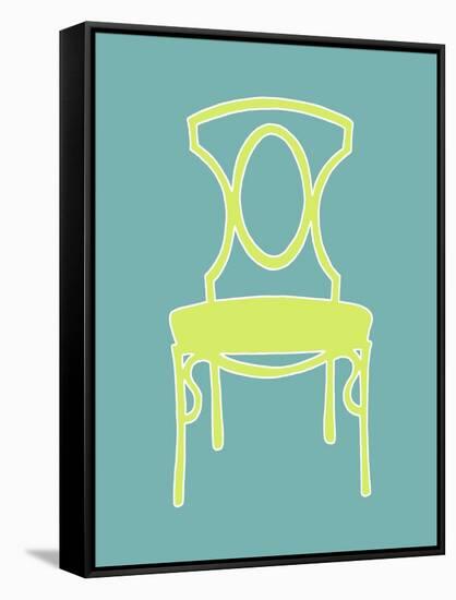 Graphic Chair I-Chariklia Zarris-Framed Stretched Canvas