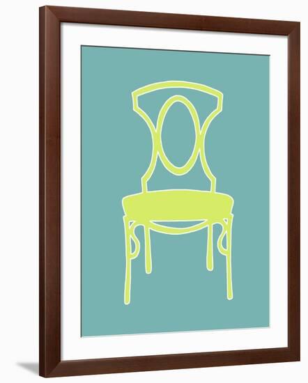 Graphic Chair I-Chariklia Zarris-Framed Art Print