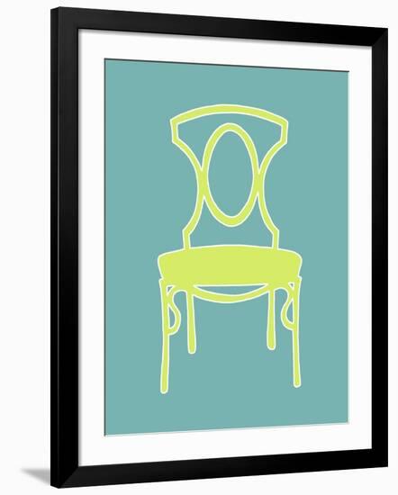 Graphic Chair I-Chariklia Zarris-Framed Art Print