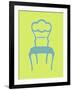 Graphic Chair IV-Chariklia Zarris-Framed Art Print