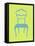 Graphic Chair IV-Chariklia Zarris-Framed Stretched Canvas