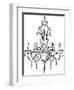 Graphic Chandelier II-Ethan Harper-Framed Art Print