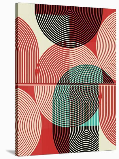 Graphic Colorful Shapes III-Sisa Jasper-Stretched Canvas