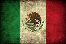 Grunge Flag of Mexico-Graphic Design Resources-Stretched Canvas