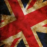 Grunge Uk Flag-Graphic Design Resources-Art Print