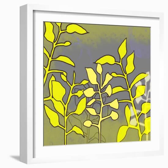 Graphic Floral Four-Jan Weiss-Framed Art Print