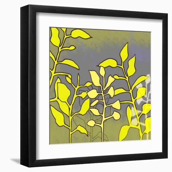 Graphic Floral Four-Jan Weiss-Framed Art Print