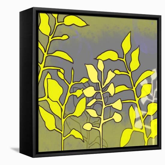 Graphic Floral Four-Jan Weiss-Framed Stretched Canvas