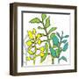 Graphic Floral One-Jan Weiss-Framed Art Print