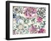 Graphic Flowers-Marietta Cohen Art and Design-Framed Giclee Print