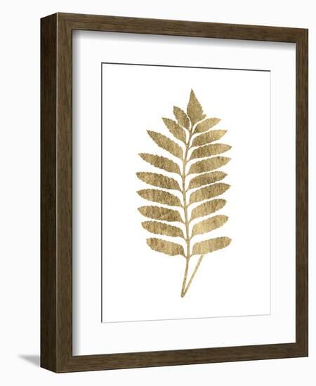 Graphic Gold Fern III-Studio W-Framed Art Print