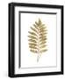 Graphic Gold Fern III-Studio W-Framed Art Print