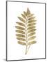 Graphic Gold Fern III-Studio W-Mounted Art Print