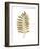 Graphic Gold Fern III-Studio W-Framed Art Print