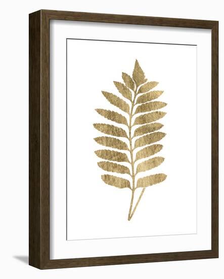 Graphic Gold Fern III-Studio W-Framed Art Print