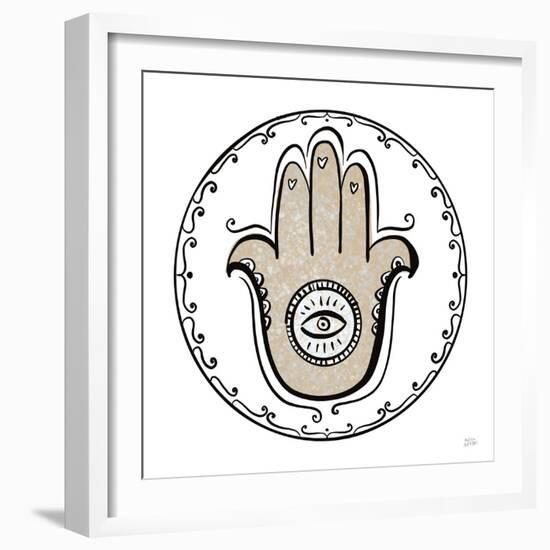 Graphic Hamsa-Melissa Averinos-Framed Art Print