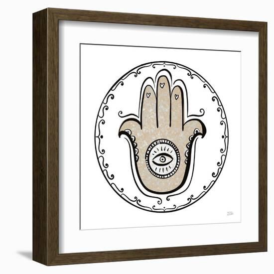 Graphic Hamsa-Melissa Averinos-Framed Art Print