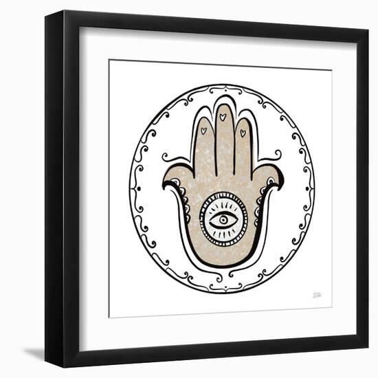 Graphic Hamsa-Melissa Averinos-Framed Art Print