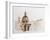 Graphic Illustration of Rome. Poster. Duotone-xolct-Framed Photographic Print