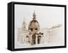 Graphic Illustration of Rome. Poster. Duotone-xolct-Framed Stretched Canvas