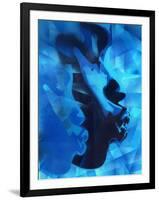 Graphic Kiss-Abstract Graffiti-Framed Giclee Print