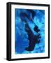 Graphic Kiss-Abstract Graffiti-Framed Giclee Print