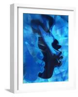 Graphic Kiss-Abstract Graffiti-Framed Giclee Print