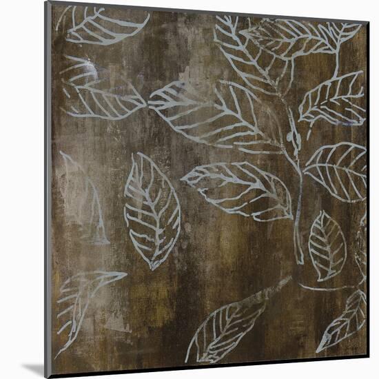Graphic Leaves I-null-Mounted Giclee Print