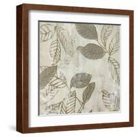 Graphic Leaves IV-null-Framed Giclee Print