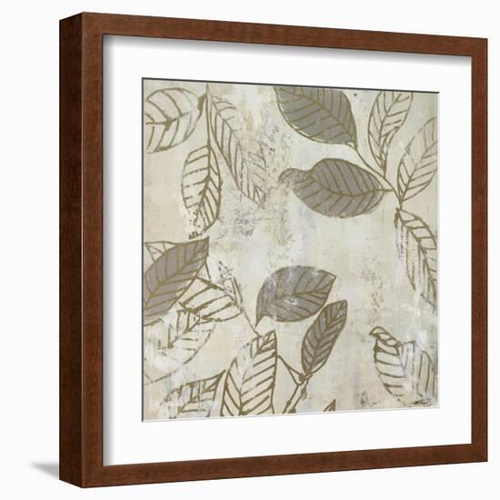 Graphic Leaves IV-null-Framed Giclee Print