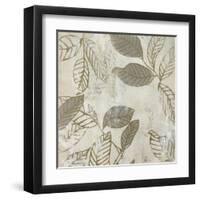 Graphic Leaves IV-null-Framed Giclee Print