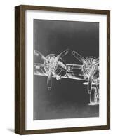 Graphic Plane Triptych I-Ethan Harper-Framed Art Print
