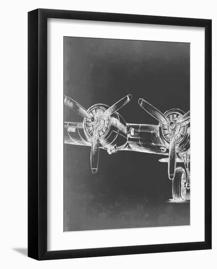Graphic Plane Triptych I-Ethan Harper-Framed Art Print
