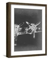 Graphic Plane Triptych III-Ethan Harper-Framed Art Print