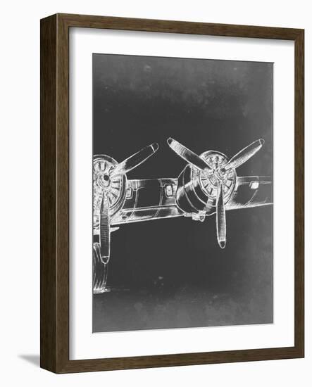 Graphic Plane Triptych III-Ethan Harper-Framed Art Print