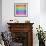 Graphic Rainbow Effect-Tom Quartermaine-Framed Giclee Print displayed on a wall