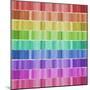 Graphic Rainbow Effect-Tom Quartermaine-Mounted Giclee Print