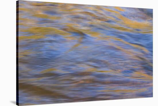 Graphic reflections on river surface, Lower Deschutes River, Central Oregon, USA-Stuart Westmorland-Stretched Canvas