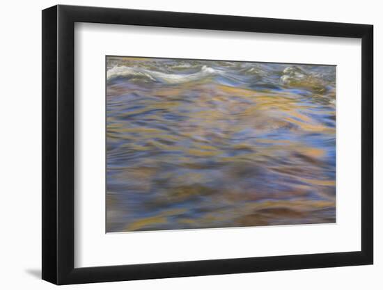 Graphic reflections on river surface, Lower Deschutes River, Central Oregon, USA-Stuart Westmorland-Framed Photographic Print