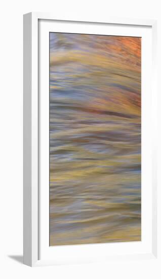 Graphic reflections on river surface, Lower Deschutes River, Central Oregon, USA-Stuart Westmorland-Framed Photographic Print