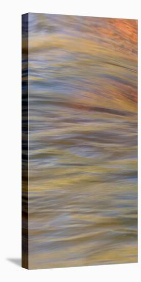 Graphic reflections on river surface, Lower Deschutes River, Central Oregon, USA-Stuart Westmorland-Stretched Canvas