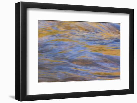 Graphic reflections on river surface, Lower Deschutes River, Central Oregon, USA-Stuart Westmorland-Framed Photographic Print