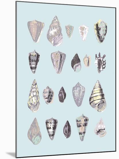 Graphic Seashells I-Joni Whyte-Mounted Giclee Print