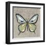 Graphic Spring Butterfly I-Jade Reynolds-Framed Art Print